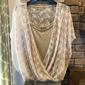 Democracy Blouse with Tank szL